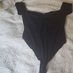 Free people black bodysuit
